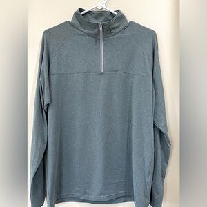 Swannies 1/4 Zip- GUC. Sage green. XL